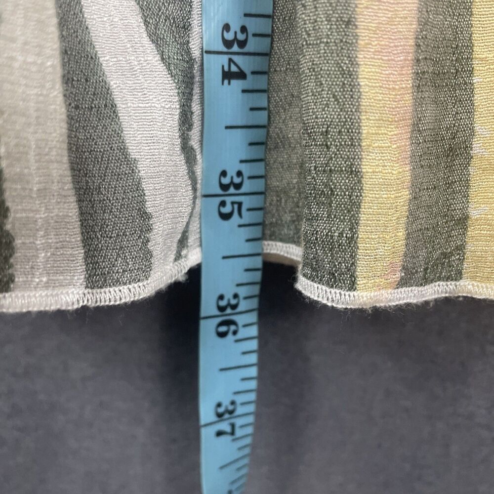 New Directions Womens Plus Size Maxi Length Rainbow Striped Pleated Skirt 1X - Picture 4 of 6